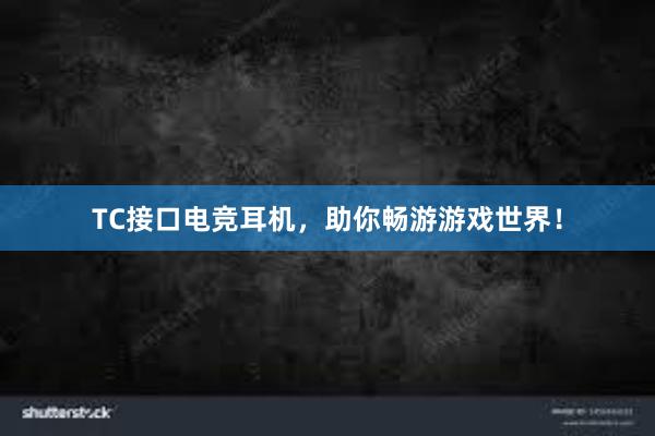 TC接口电竞耳机，助你畅游游戏世界！