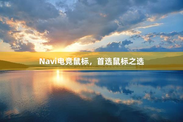 Navi电竞鼠标，首选鼠标之选